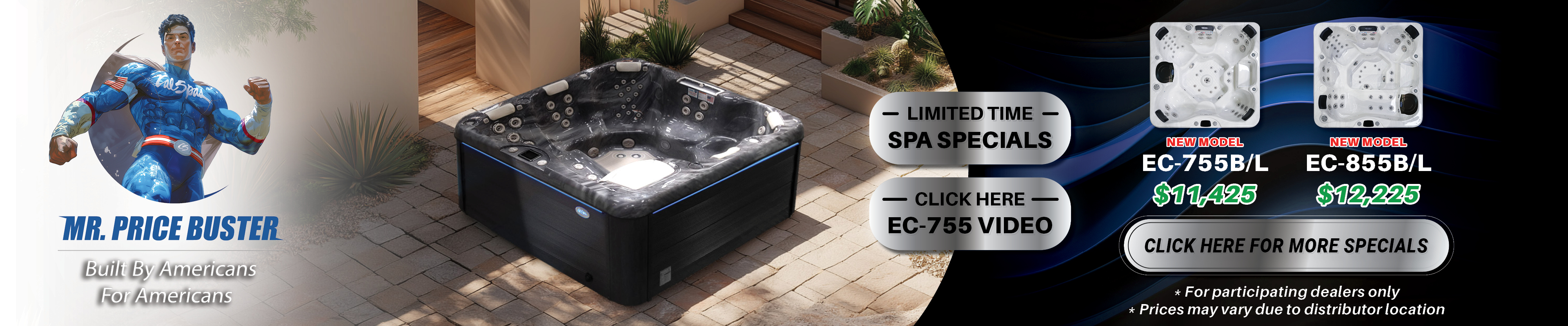 Calspas hot tub being used in a family setting - Bradenton